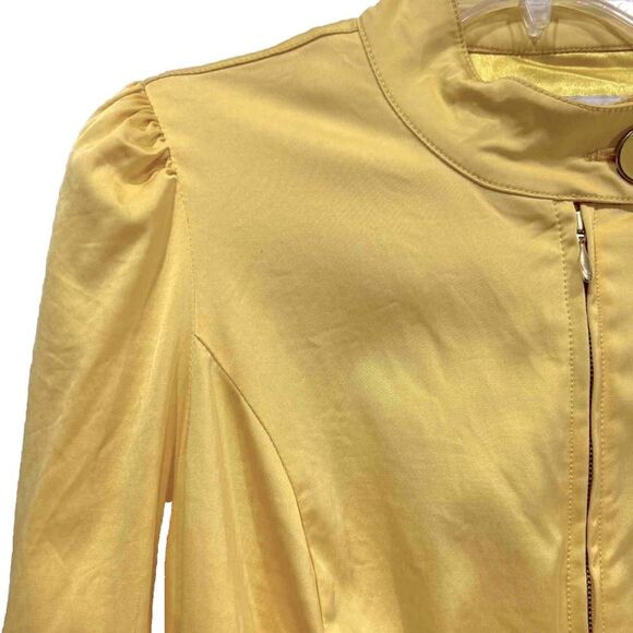 Guess Yellow Zip Up Bomber Jacket - L - Picture 6 of 7